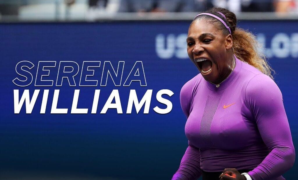 Serena Williams, uśmiechnięta i serdeczna, w otoczeniu fanów, ukazująca swoją dostępność i pozytywny wpływ poza kortem tenisowym.